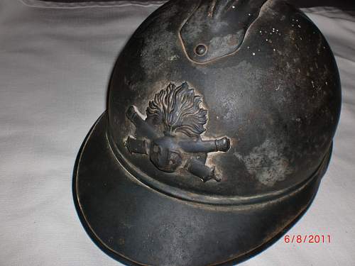 WWI French m15 helmet