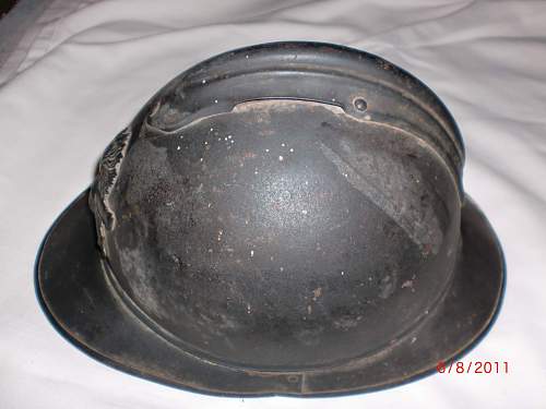 WWI French m15 helmet