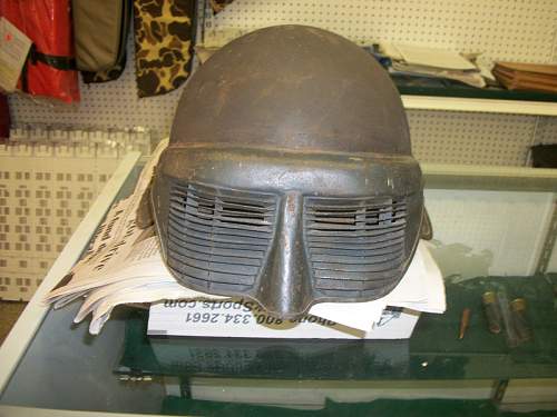 Rare french prototype helmet