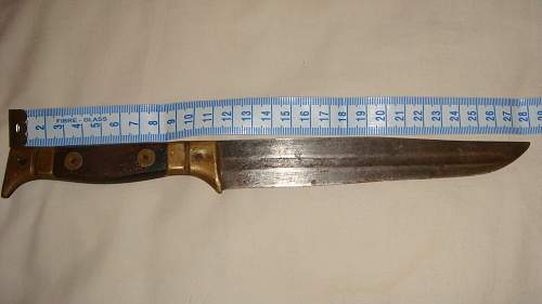 WW1 French butchers blade. 1915? Trench knife.