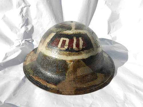 WW1 1917 camo helmets(2)