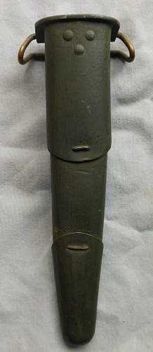 Original US M-1918 Trench Knife Scabbard?