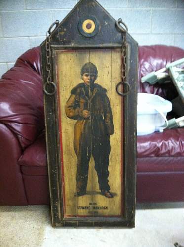 WWI Pilot Wooden Paintings