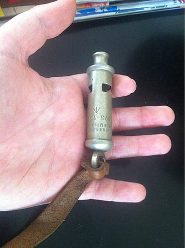 WW1 British Trench Whistle