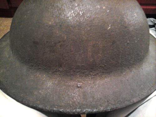 WW1 Doughboy helmet - question on insignia