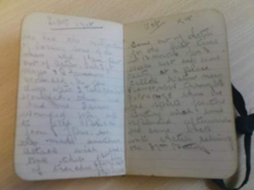 WW1 Soldiers Diary