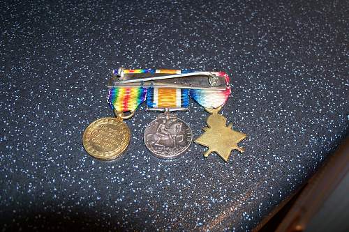 great war miniature british medal set