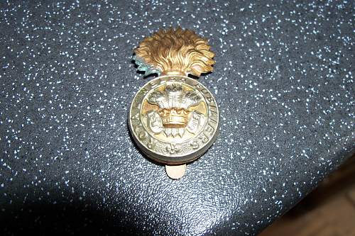 royal welsh fusiliers cap badge