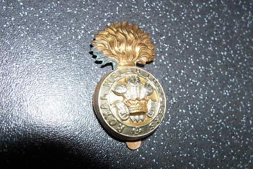 royal welsh fusiliers cap badge
