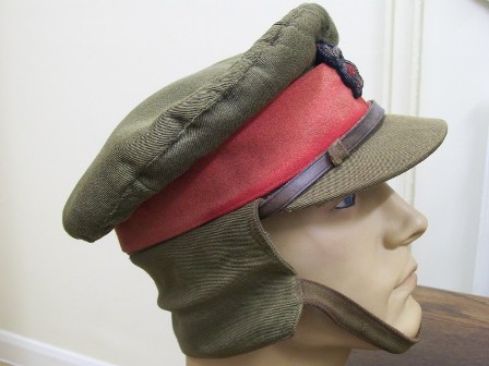 Ww1 style british army staff officers service dress cap