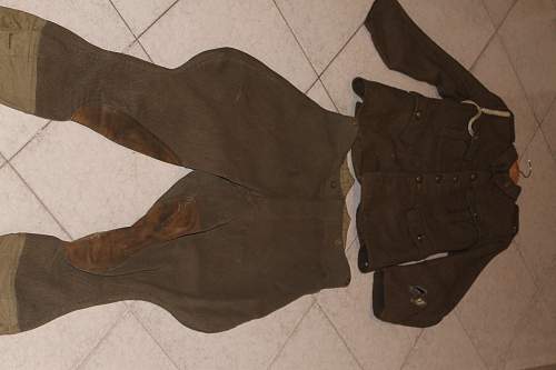 Warwickshire regiment complete uniform, pattern 1918? need help about it!