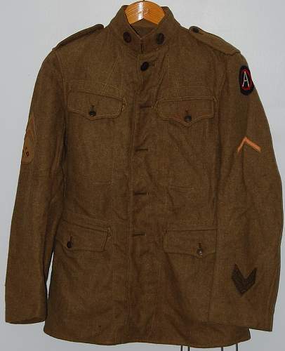 WWI US Third Army Uniform