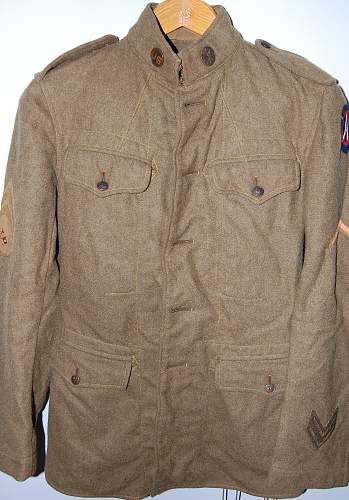 WWI US Third Army Uniform