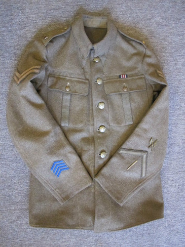 WWI British tunic for sale.