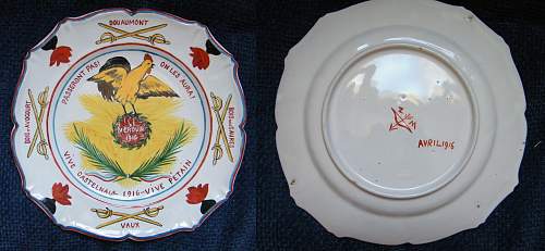 Verdun 1916 Commemorative plate