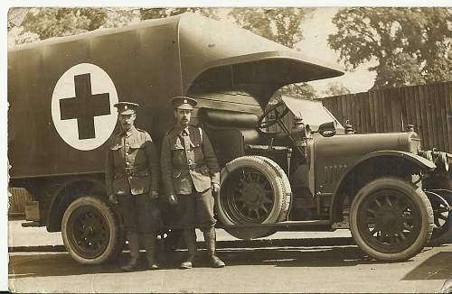 WWI medics an ambulance drivers.