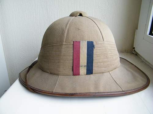 S' Lancs officers Wolseley pith helmet 1916/17