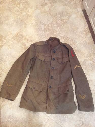 US WW1 32nd Inf Div &quot;Red Arrow&quot; tunic