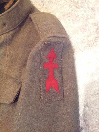 US WW1 32nd Inf Div &quot;Red Arrow&quot; tunic