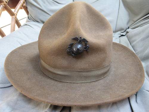 Just purchased this beauty!  WWI Marine Corps Campaign Cap