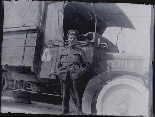 WW1 Glass Plate Negatives, Letters and Photographs