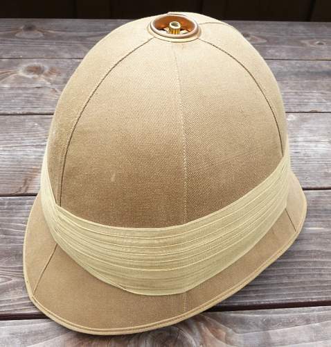 Foreign Service pattern pith helmet