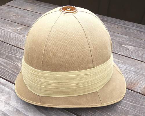 Foreign Service pattern pith helmet