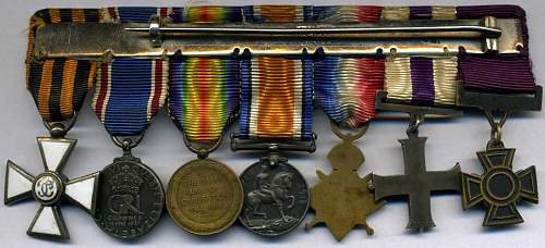 George Cross miniature medal set