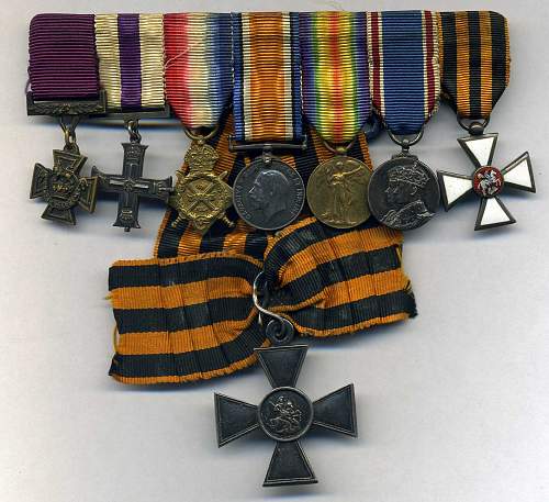 George Cross miniature medal set