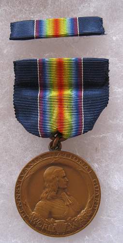 Pennsylvania WW1 or WW2 Medal for National Gaurd