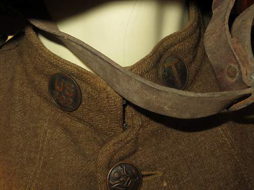 WWI 77TH DIV. Helmet and jacket