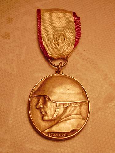 WWI Swiss Donation Medal.........