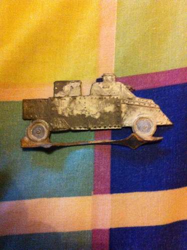 WW1 Armored Car Toy/ Trench Art?