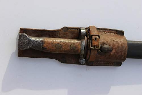 1888 pattern bayonet with P1914 pattern frog