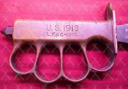 The U.S. M1918 Mk. I Trench Knife Thread.
