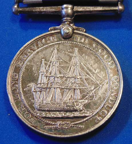 ww1 long service and good conduct medal group HMS Columbine