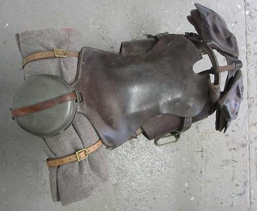 1915 dated british cavalry troopers saddle and equipment display