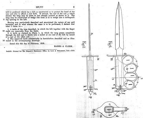 The U.S. M1918 Mk. I Trench Knife Thread.