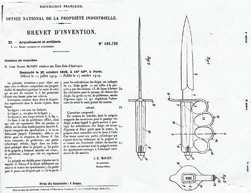 The U.S. M1918 Mk. I Trench Knife Thread.