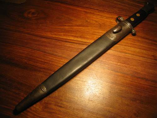 &quot;N&quot; Marked 1888 Bayonet