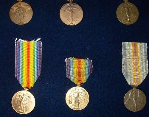 WWI victory medal collection