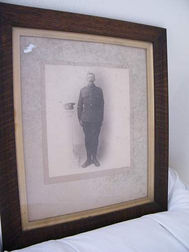 Framed large Welsh Guards photograph