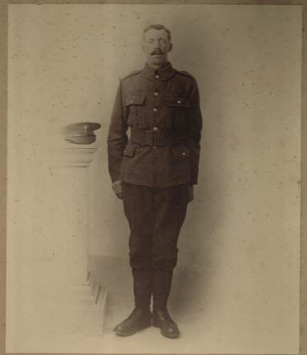 Framed large Welsh Guards photograph