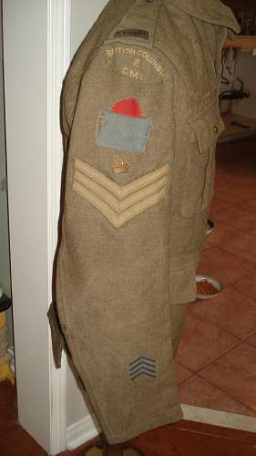My &quot;NEW&quot; WW1 2 Canadian Mounted Rifles Tunic with all insignia