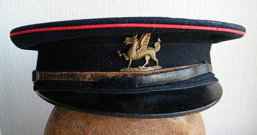 2nd BN Monmouthshire Regiment OR's cap 1909