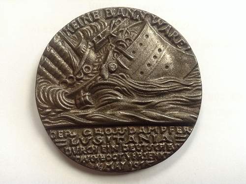 Lusitania Medal type help