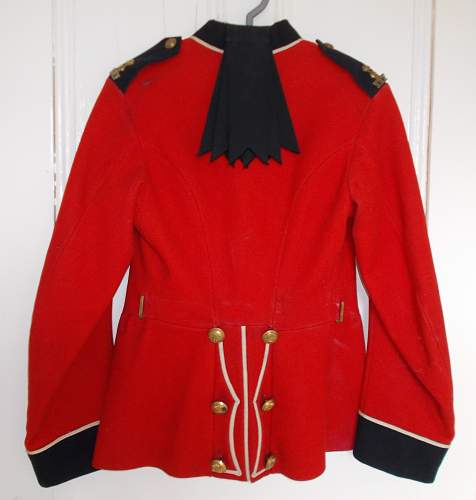 RWF OR's scarlet home service tunic 1902 pattern