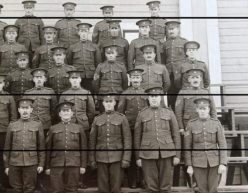 WWI Calagary 56th Battalion C.E.F. &quot;Sergemts Group Photo&quot;