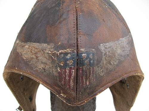 Named, Painted WWI US Flight helmets