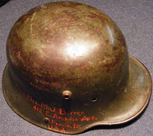 308th F.S.Bn. Help Please- M1916 Helmet